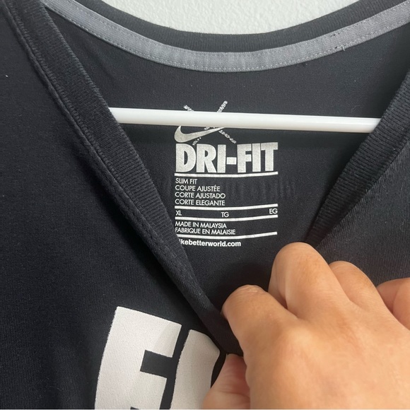 Nike Fuel The People Dri Fit Black Tee Fuelband Tee Shirt Extra Large - Picture 4 of 7